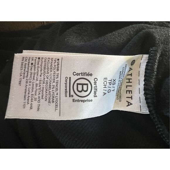 Athleta Women's Black Stretch Classic Coaster Jogger Pants Size XS NWT - Picture 5 of 6